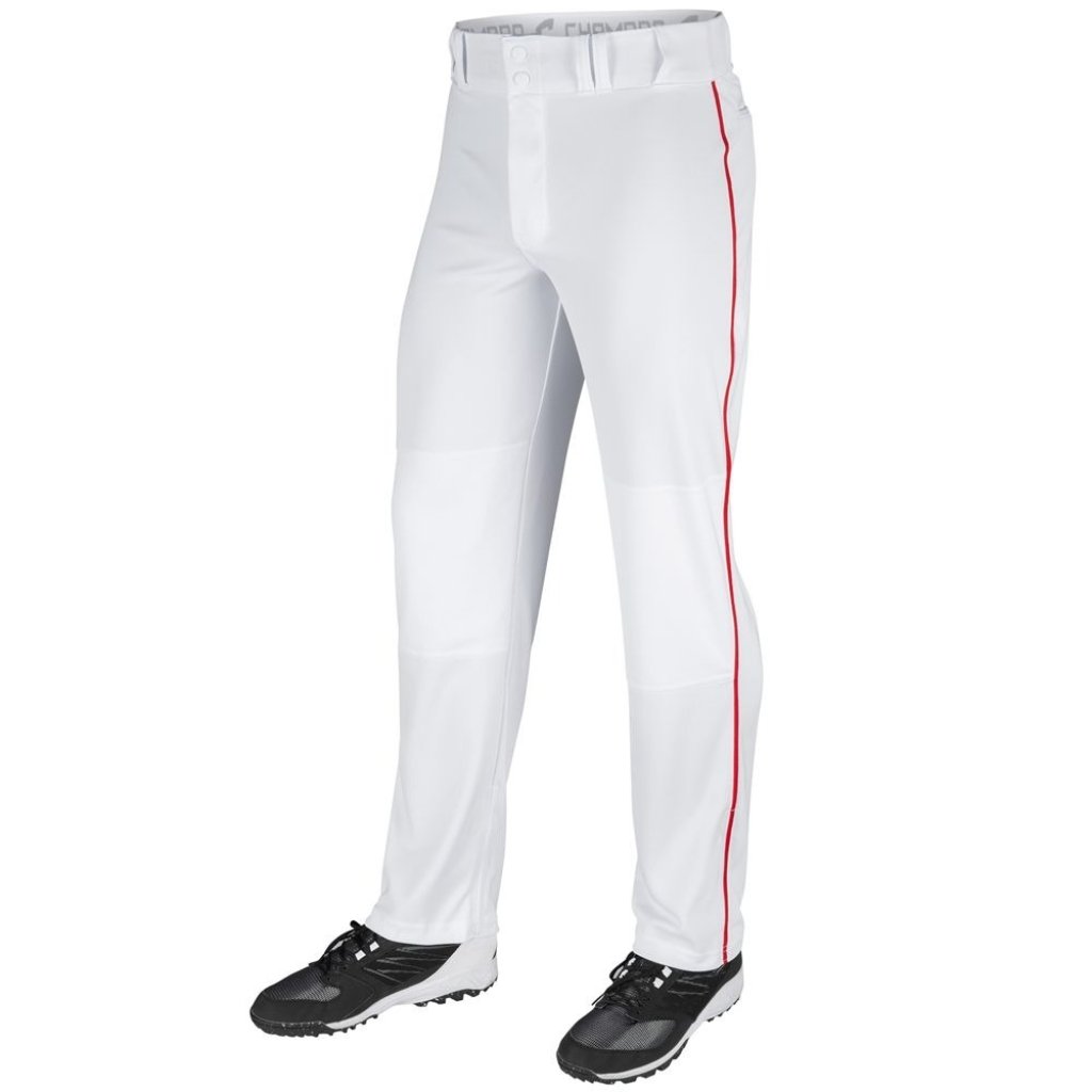 Champro Youth Triple Crown Open-Bottom Baseball Pants With Braid - Youth Medium